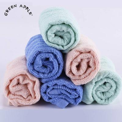 Solid Color Washcloth Waving Square-Shaped Towel F9802A