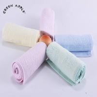 Solid Color Washcloth Bamboo Fiber Jacquard Towel TM6091A